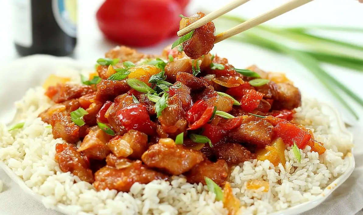 Пример сервировки блюда