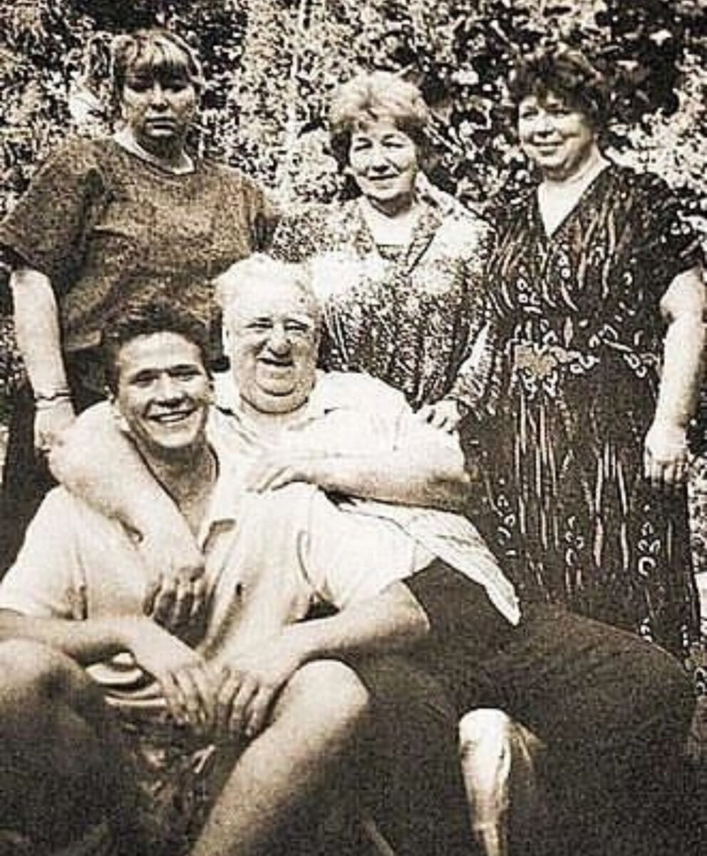 Татьяна Тарасова и отец Анатолий Тарасов