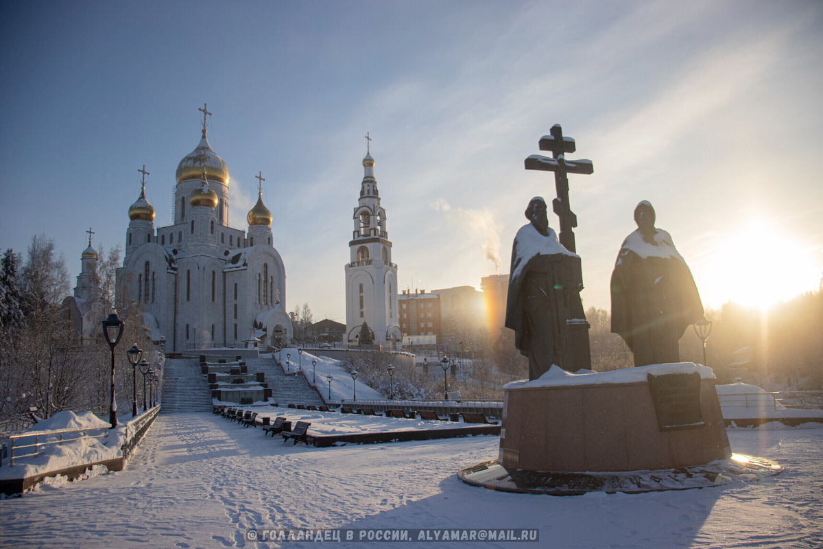 Недалеко от центра Ханты-Мансийска. Фото: Голландец в России