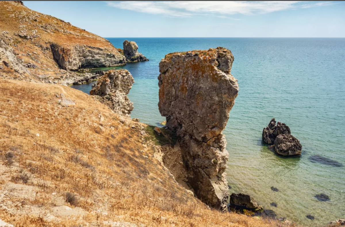 Крым скалы Элькен Кая