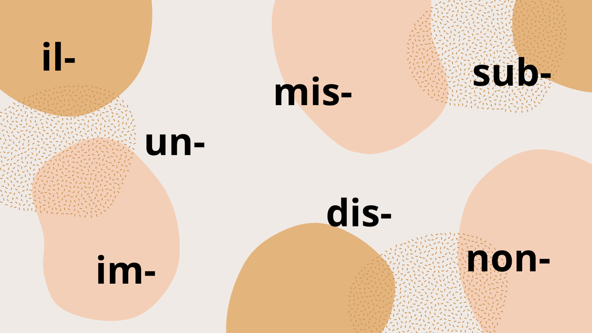 Приставки в английском языке