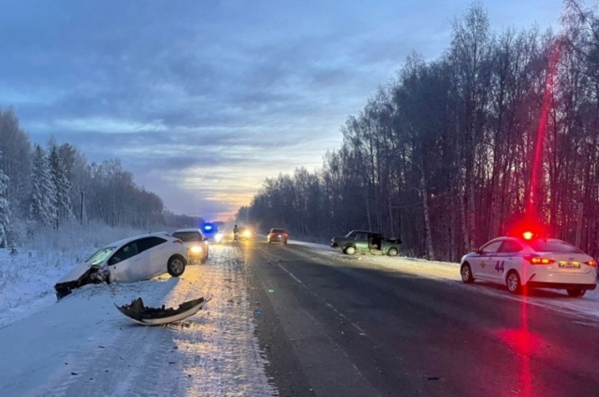    Мужчина погиб во время аварии на трассе у томского села Воронино