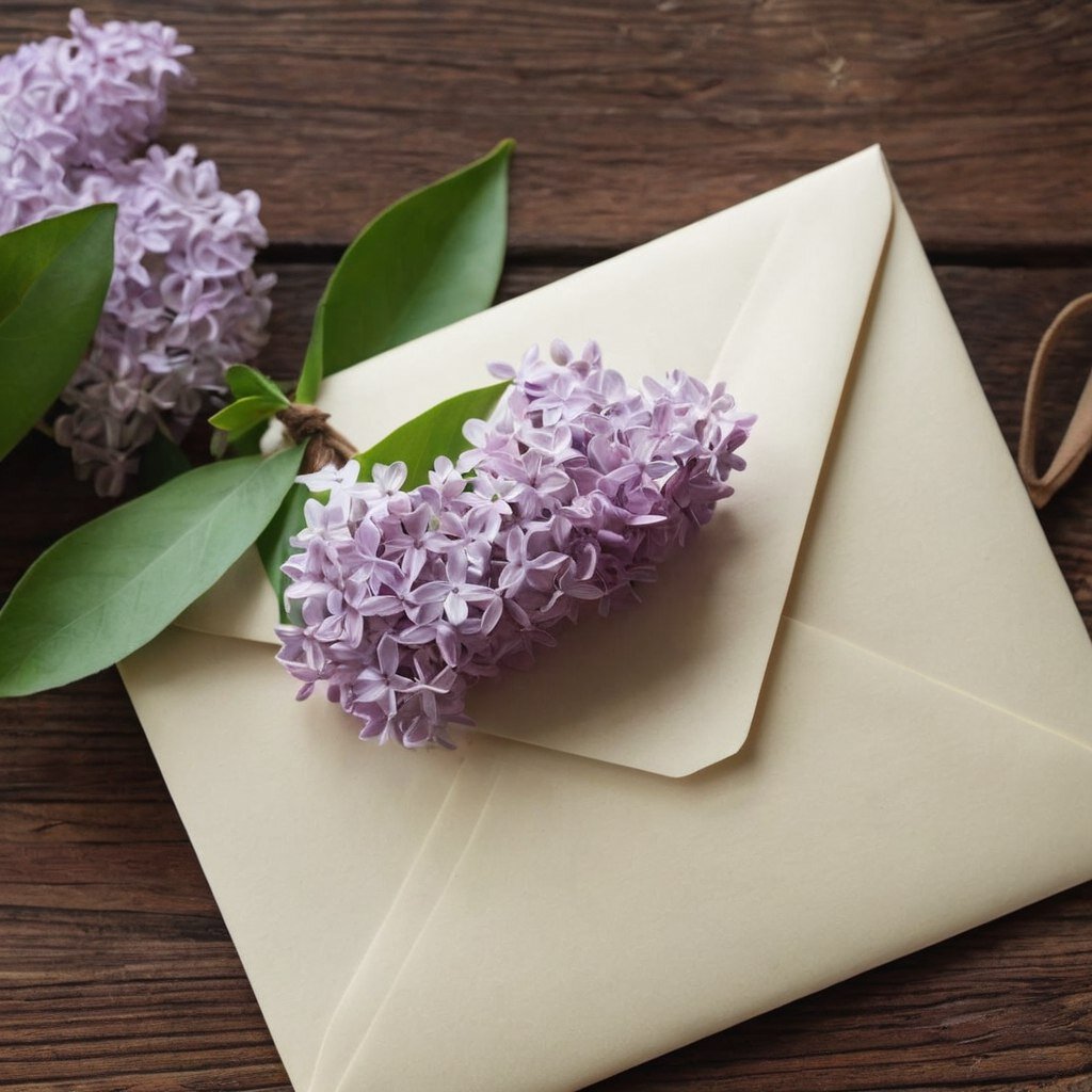 ПИСЬМА И ВЕТКА СИРЕНИ - СИМВОЛ НЕВИДИМОЙ СВЯЗИ И ЭМОЦИОНАЛЬНЫХ ЧУВСТВ