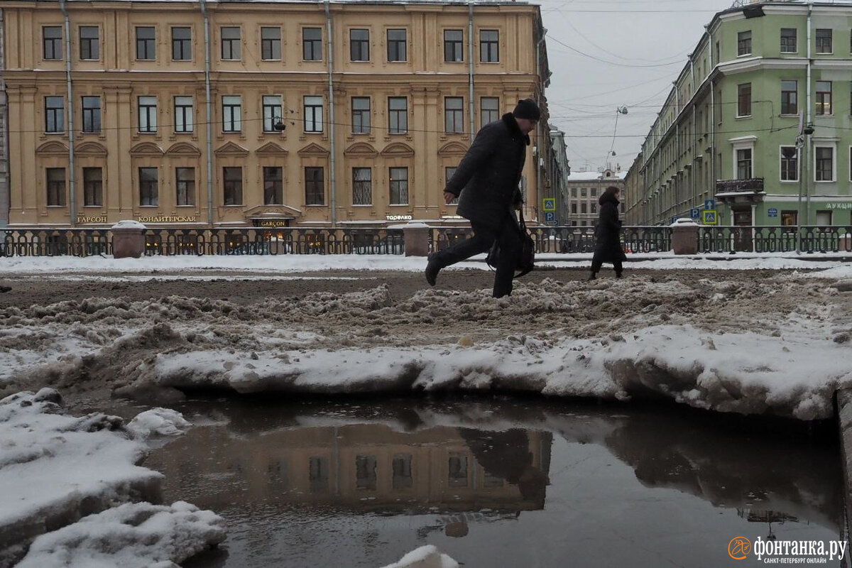 В Петербурге сегодня, 13 декабря, температура может подняться выше нуля.  Читайте на 