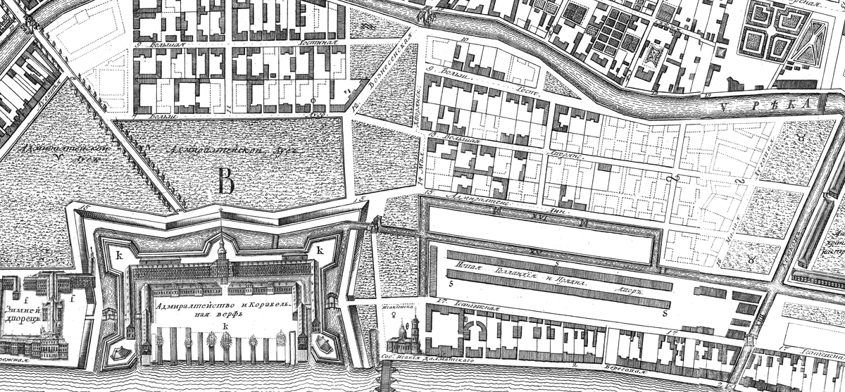 План адмиралтейства в санкт петербурге