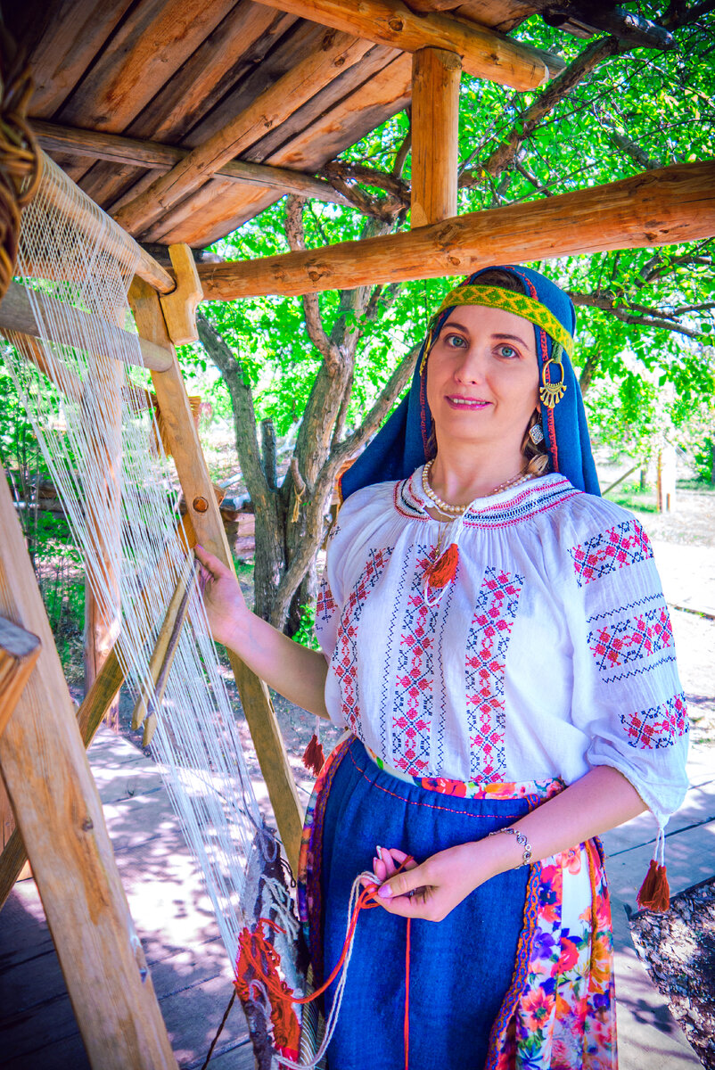 за ткацким станком - пробую ремесло