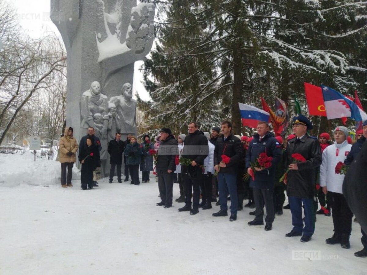    В Железногорском районе почтили память жителей деревень и сёл, уничтоженных фашистами во времена ВОВ