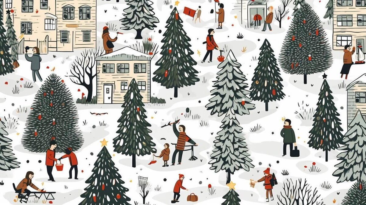    Новогодняя головоломка© RNews NR ∙ Сгенерировано нейросетью Midjourney