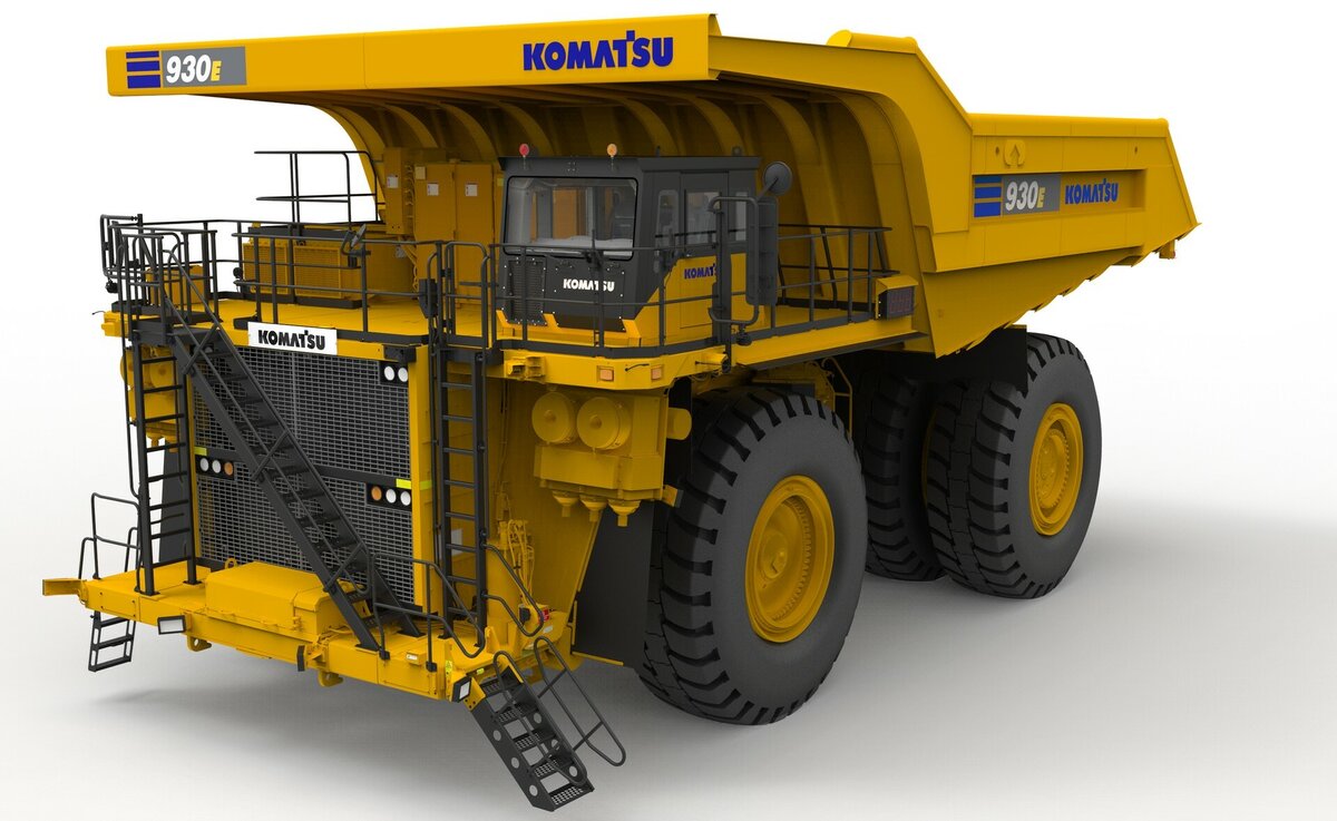 3500-сильный самосвал Komatsu будет питаться «батарейками» мощностью более  2 мегаватт. Его переведут на водород | iXBT.com | Дзен