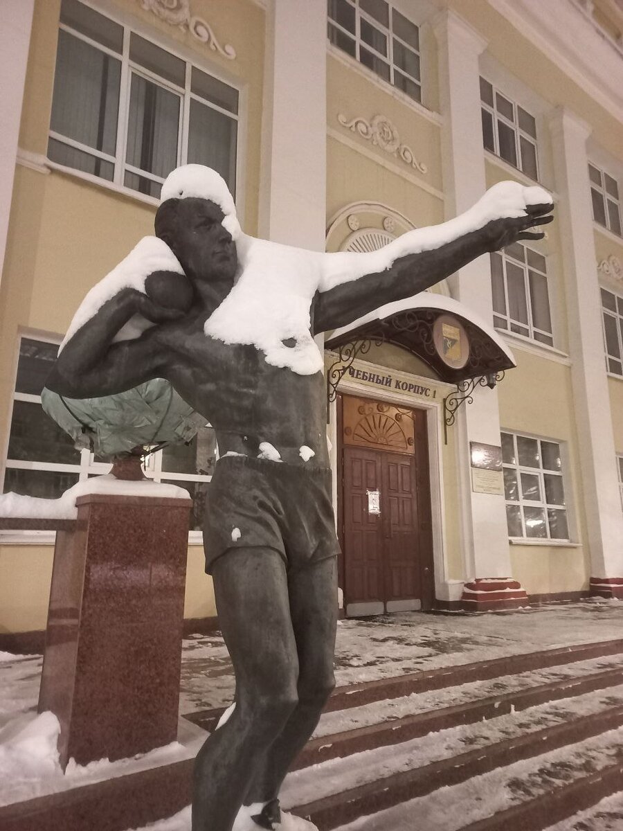 Автор, когда выталкивает из дворов машины и торжественно несет олимпийский снег.))