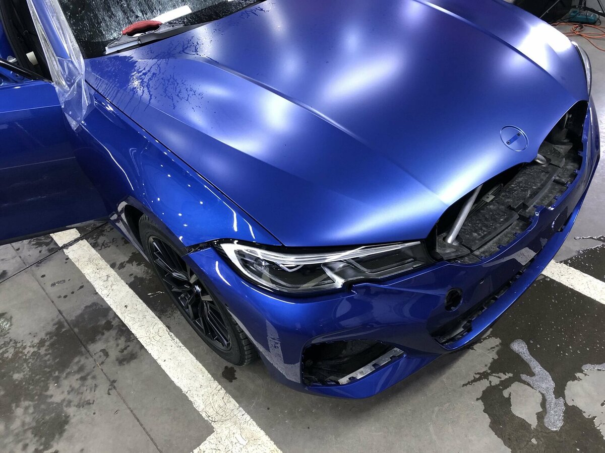 Performance detailing. Темно синее авто с матовой пленкой полиуретан Хюндай. Матовая полиуретановая пленка для авто купить.