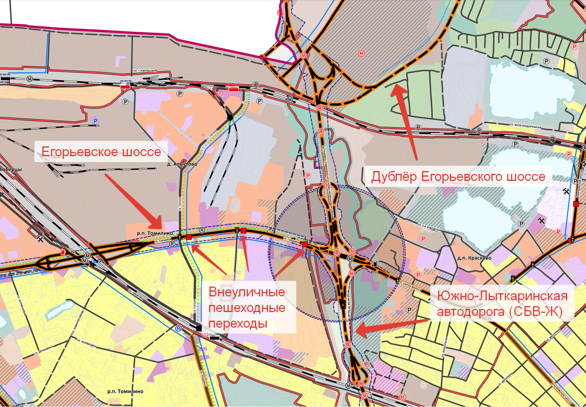 Дублер егорьевского шоссе где будет проходить схема