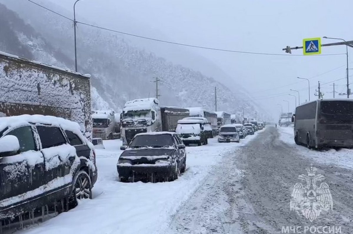    Военно-Грузинскую дорогу в Осетии открыли для всех видов автотранспорта