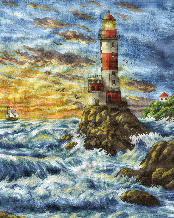 Вышивка "Маяк надежды" от Panna