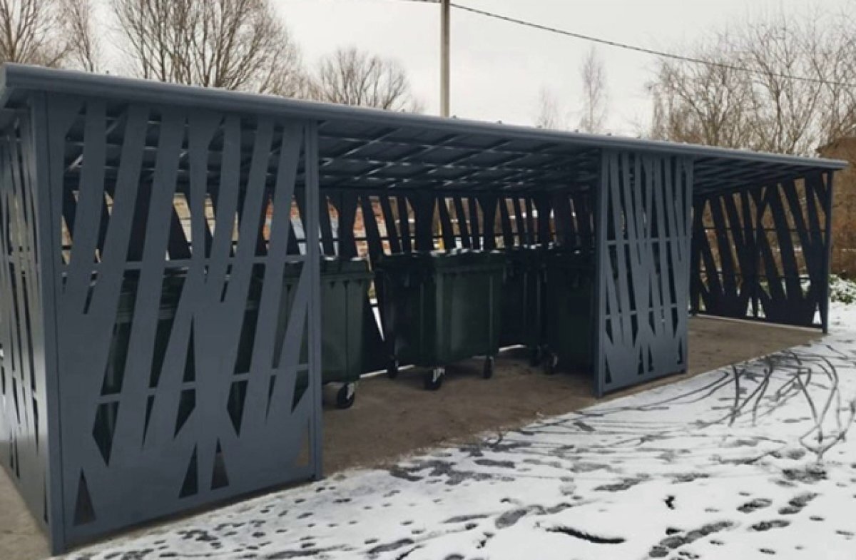    В Калининграде привели в порядок несколько площадок для сбора мусора