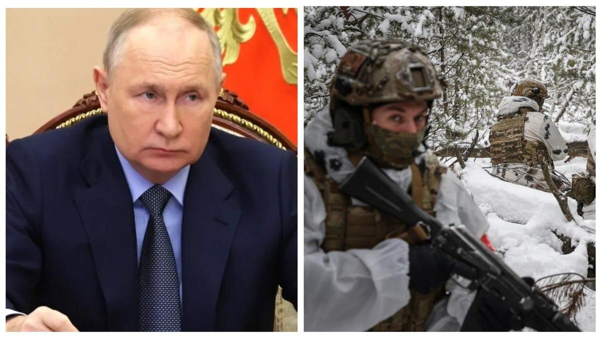    Владимир Путин и военные РФ. Фото: соцсети | kremlin.ru и t.me/mod