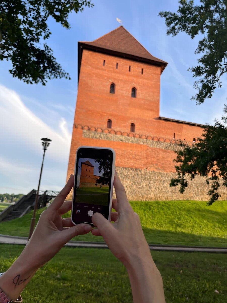 Лидский замок, о нём не писала, но он тоже интересный. Фото Марины.