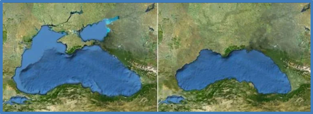 Рельеф черного моря без воды фото
