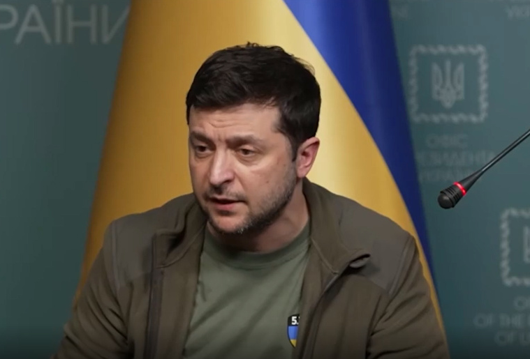 Владимир Зеленский, кадр из видео