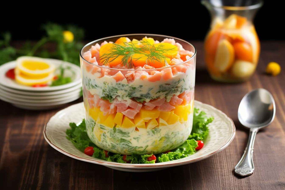 Слоеные салаты рецепты с фото простые и вкусные