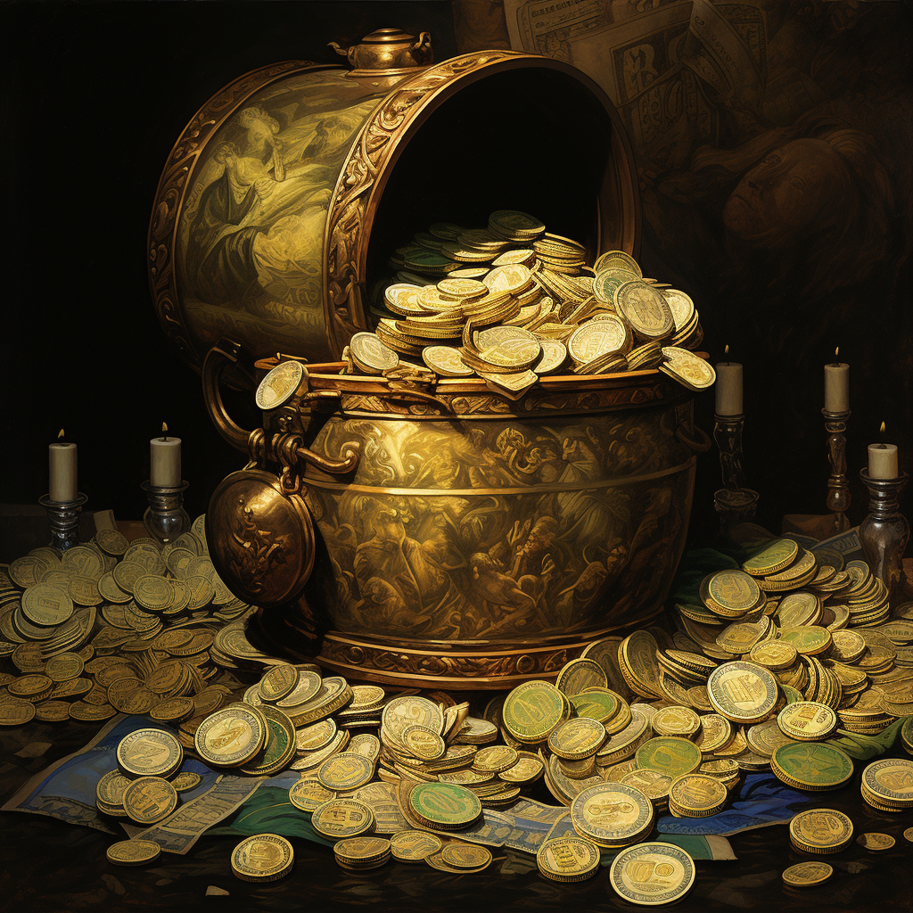 Так нейросеть Midjourney обработала запрос «зарабатывание денег»