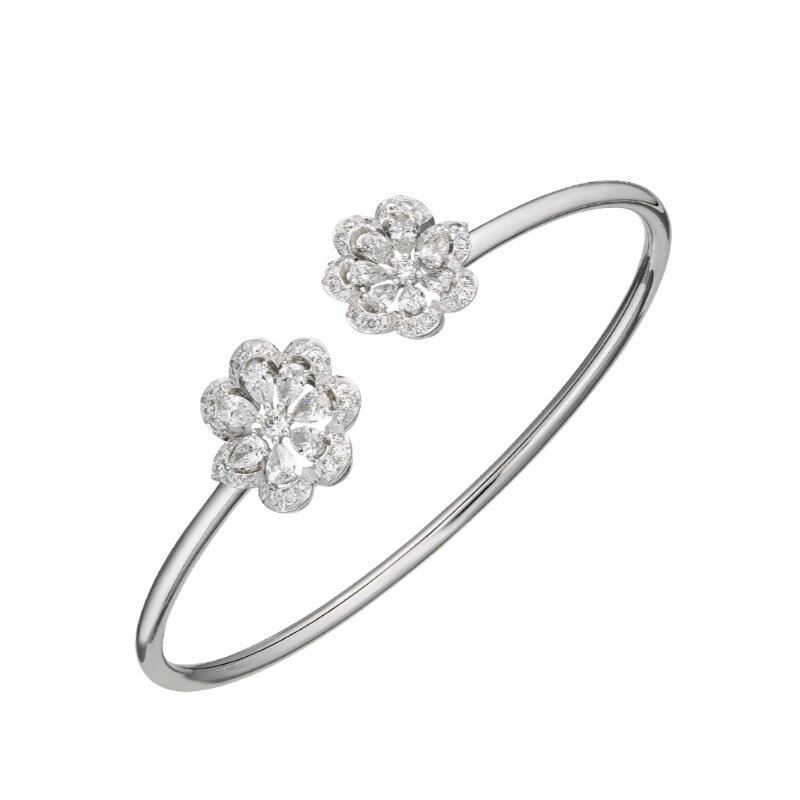 Браслет Chopard Precious Lace из белого золота с бриллиантами