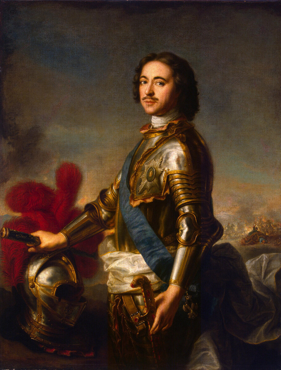 Жан-Марк Натье. Портрет Петра I. 1717 г.  