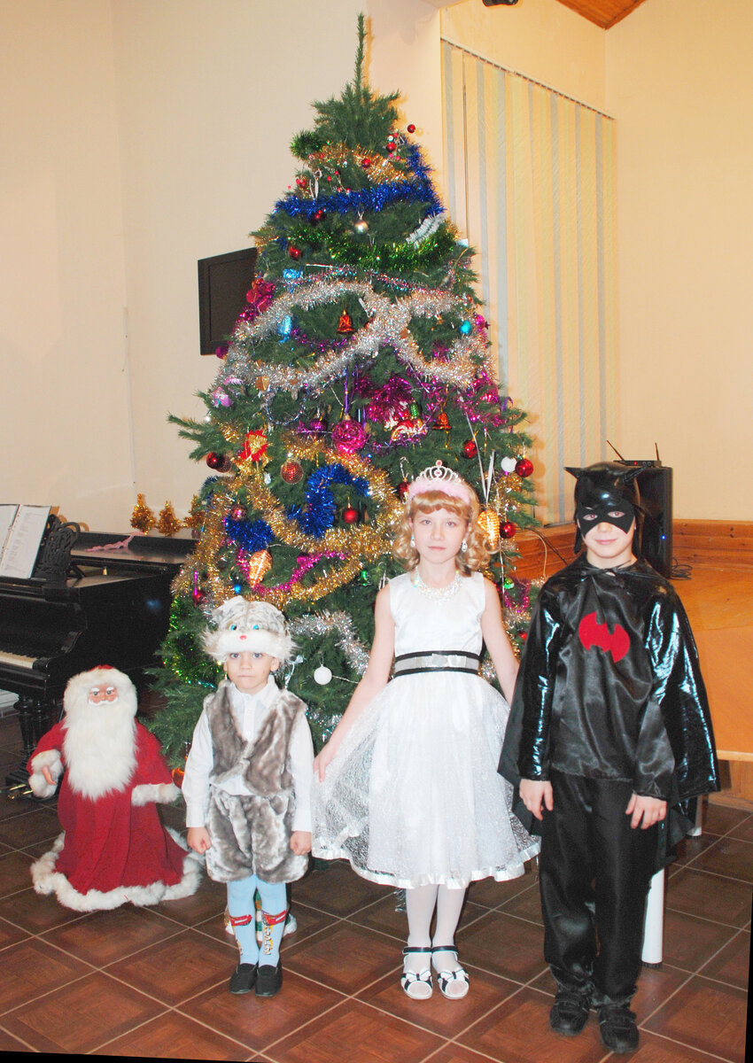 Кирилл на новогоднем празднике в 2013 году