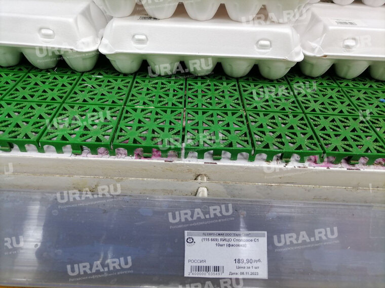    Цены на куриное яйцо в Салехарде URA.RU