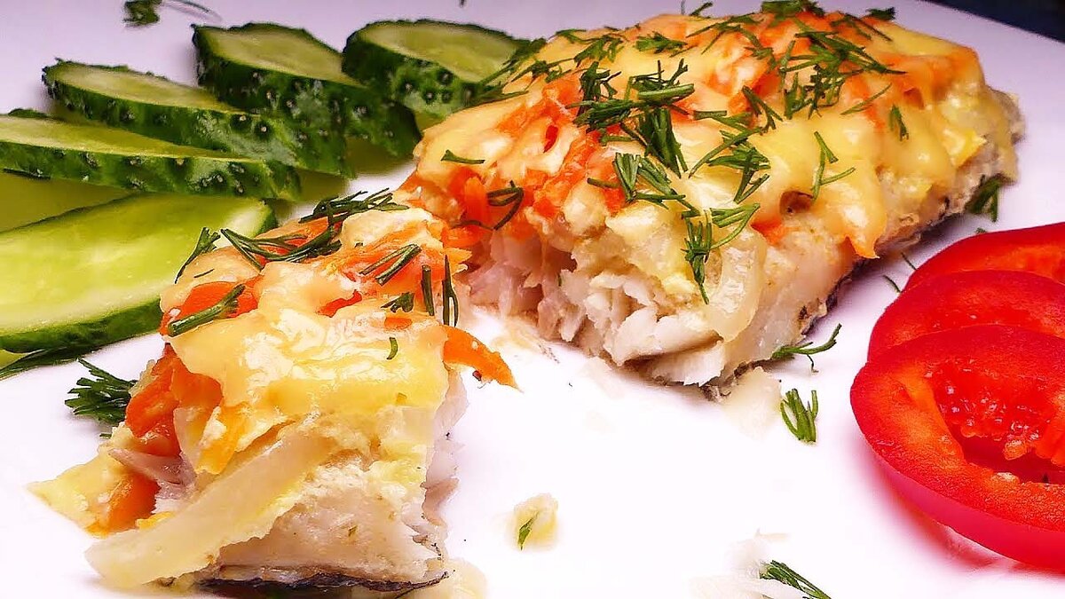 Судак по-французски.