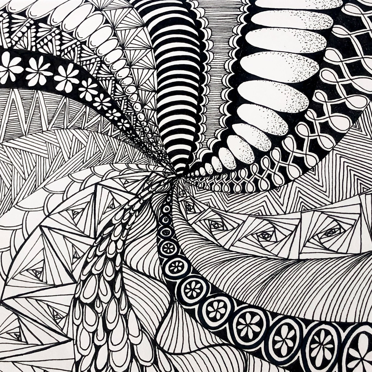 Zentangle 3913 zentangle artwork, tangle art, tangled drawing