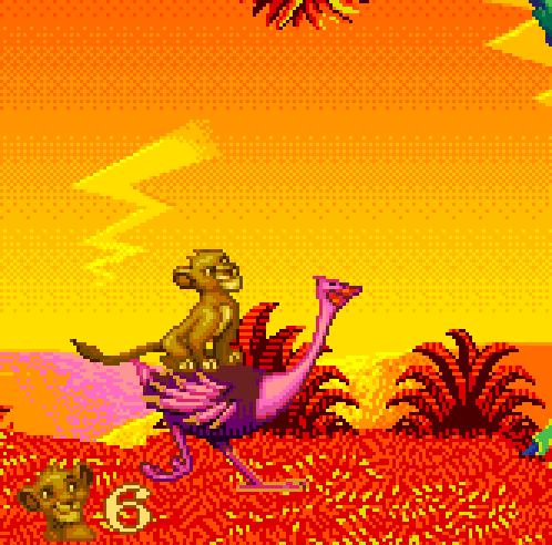 Так выглядела гонка на страусах на "супернинтенде"