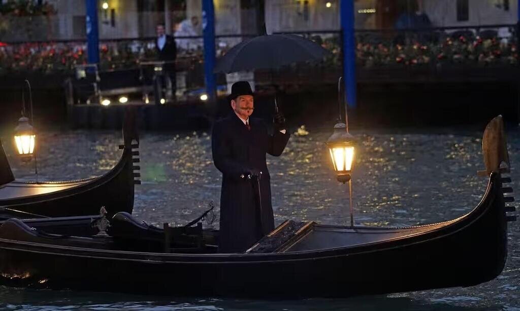 Вампир в венеции трейлер. Призраки в Венеции Пуаро. Венеция 2023. A Haunting in Venice 2023