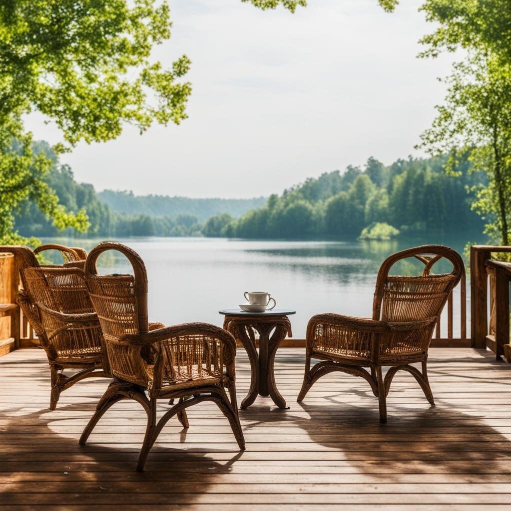 Терраса из дерева.