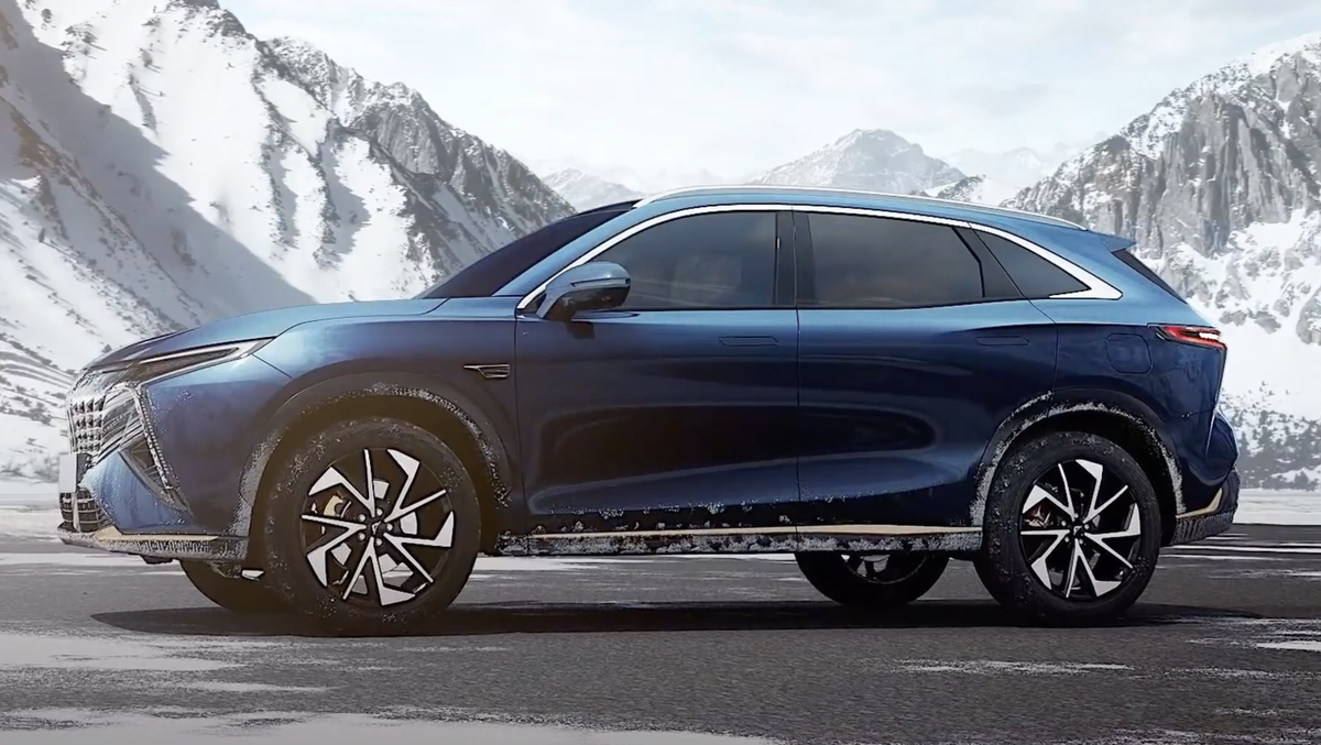    Kaiyi Х7 Kunlun. Скриншот из видео Kaiyi