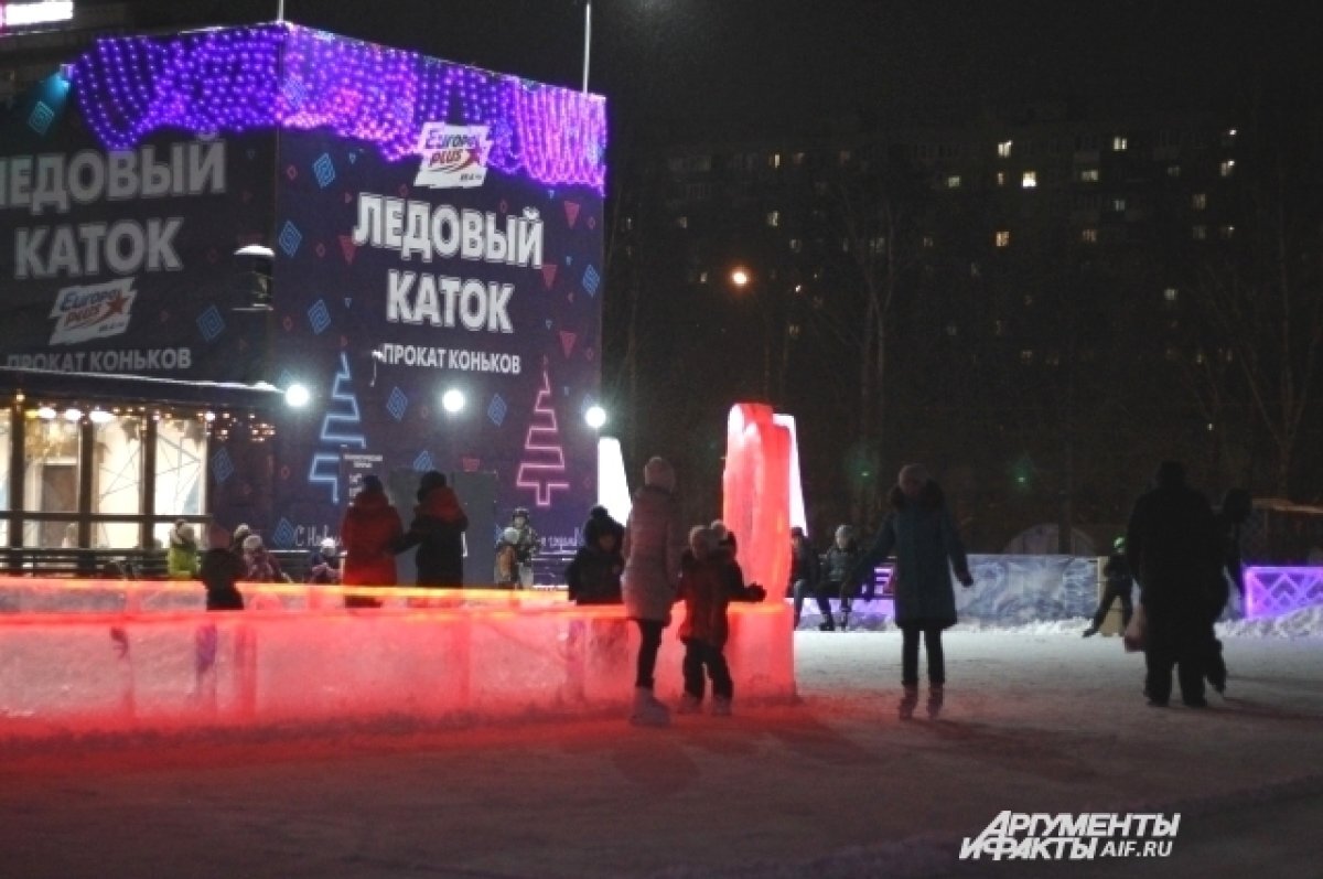    Вход на главный городской каток будет свободным.