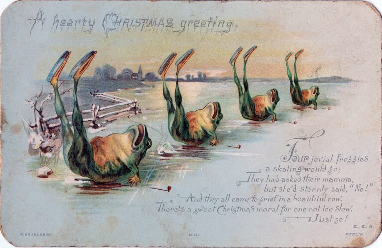 Английские рождественские открытки