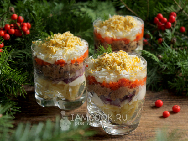 Лучше чем в ресторане - вкусные новогодние салаты с красивой подачей