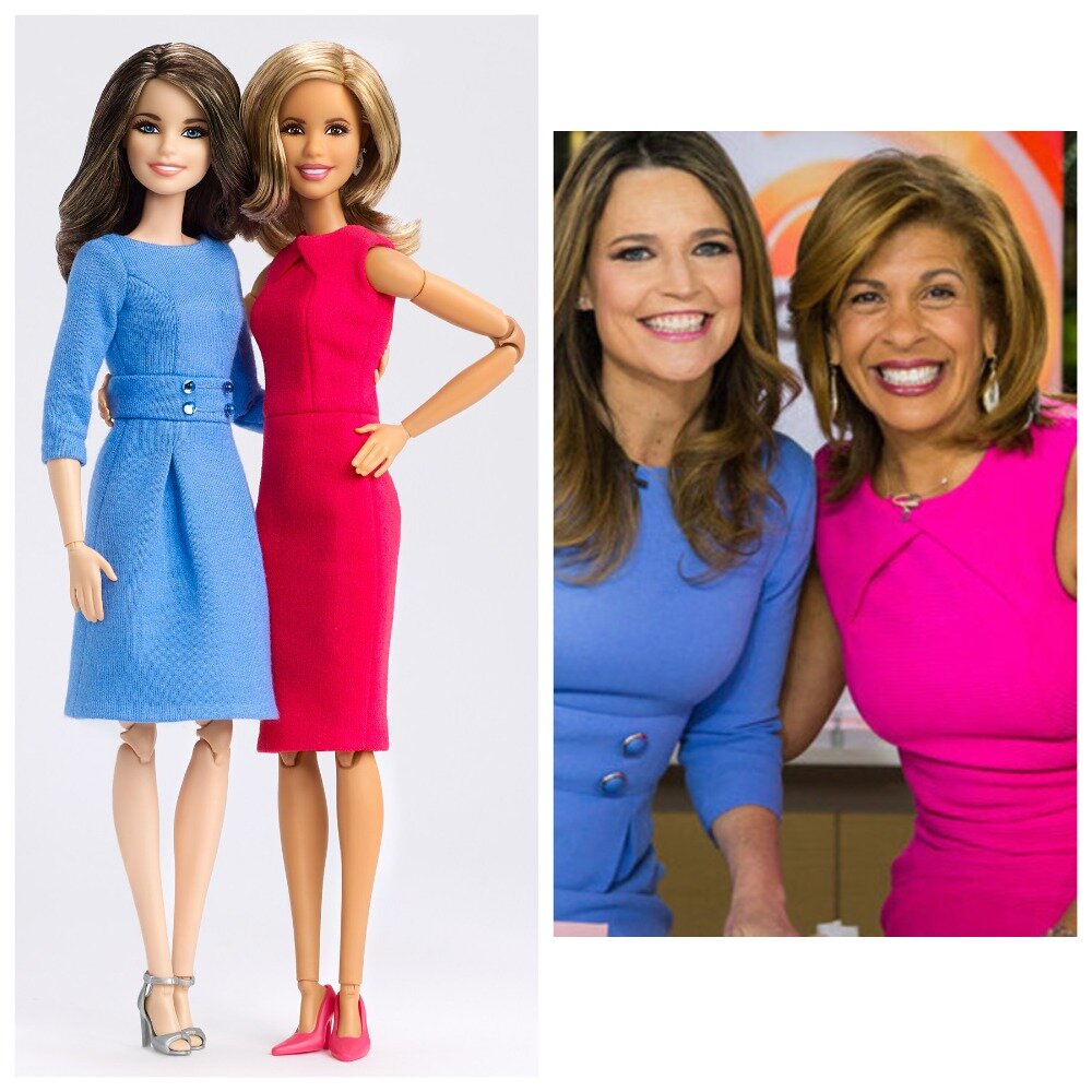 2018 Savannah Guthrie and Hoda Barbie Sheroes