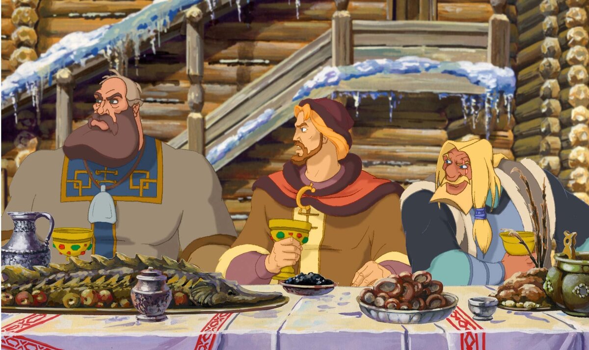 Застолье м/ф ,,Князь Владимир."