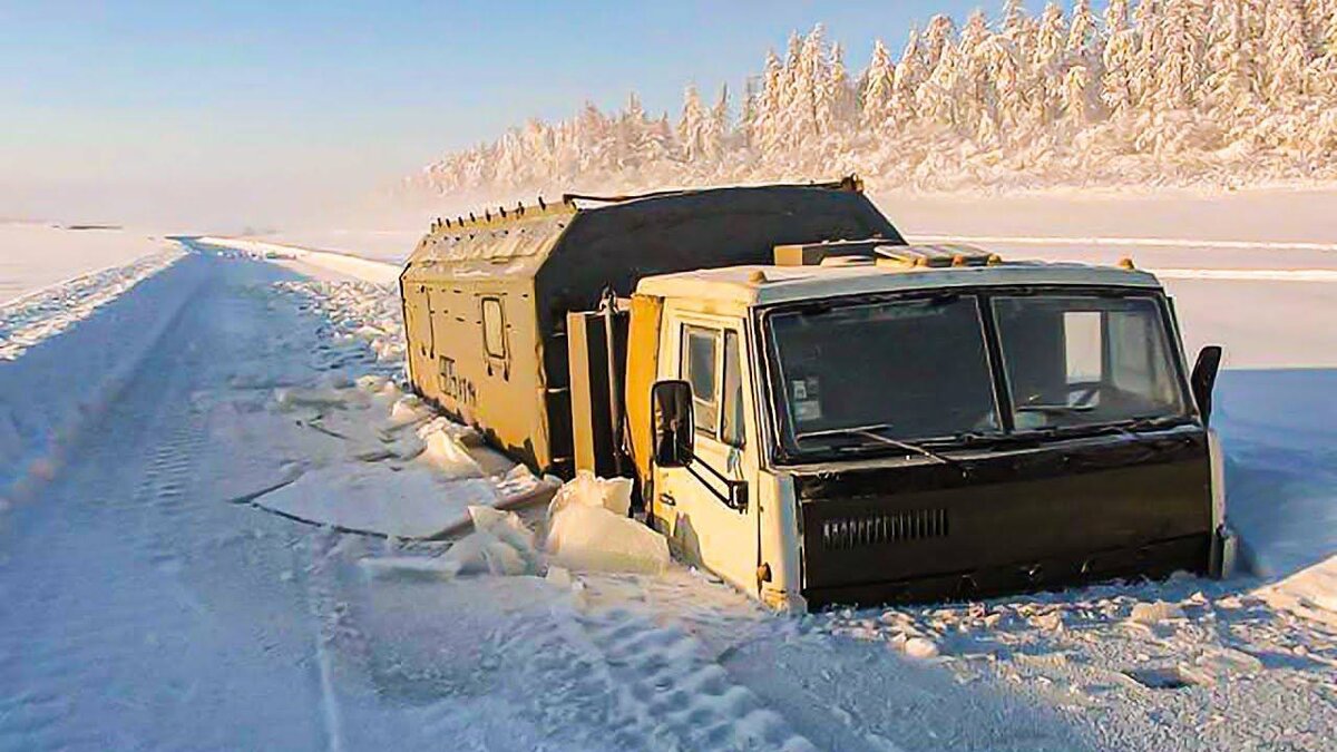 Мерседес замерзший