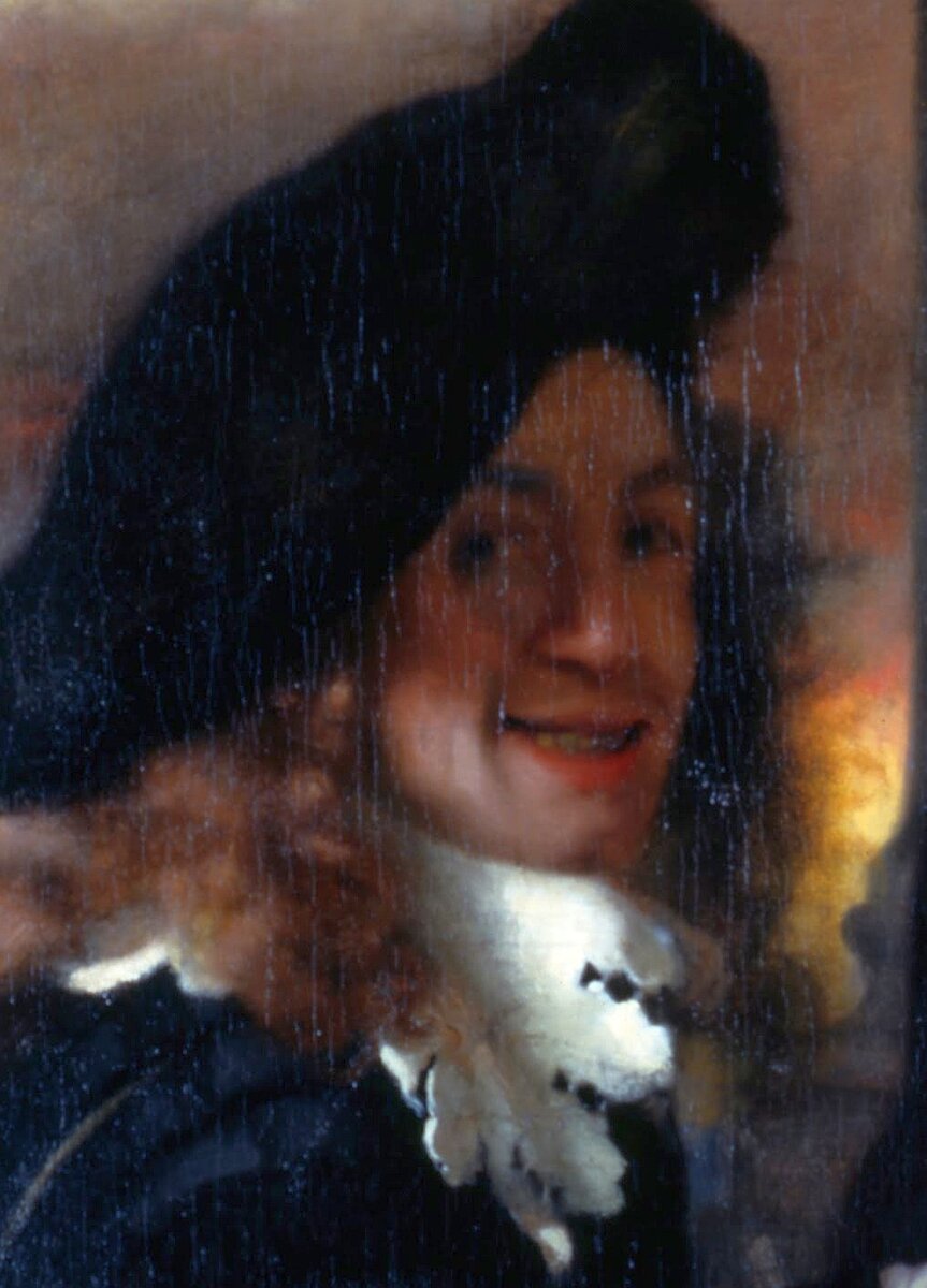 Jan Vermeer van Delft
Сводница. Деталь картины. Ок. 1656 (предположительно автопортрет 24-летнего Вермеера)
