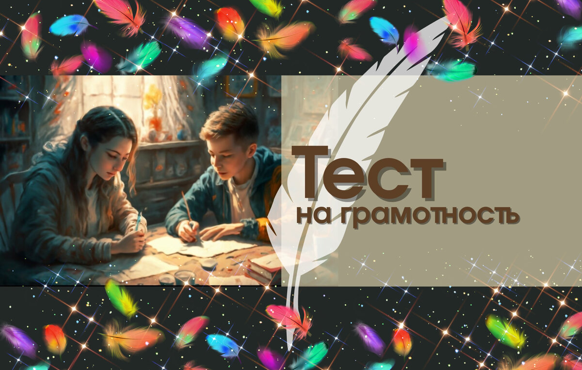 Тест на грамотность | орфография и пунктуация
