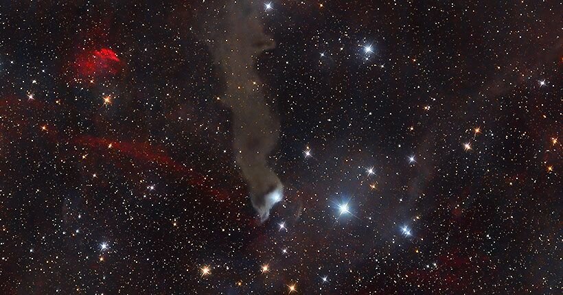 Туманность Волчья Пещера. Фото Алексея ПОЛЯКОВА