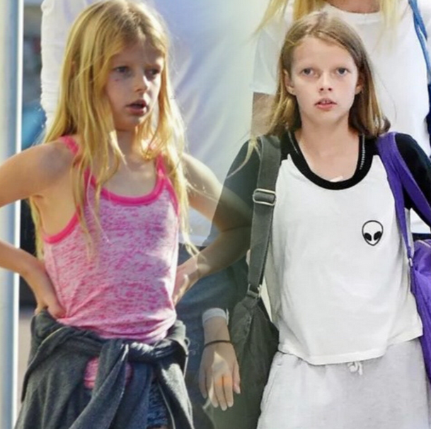 Еще пара фото Эппл Мартин в детстве