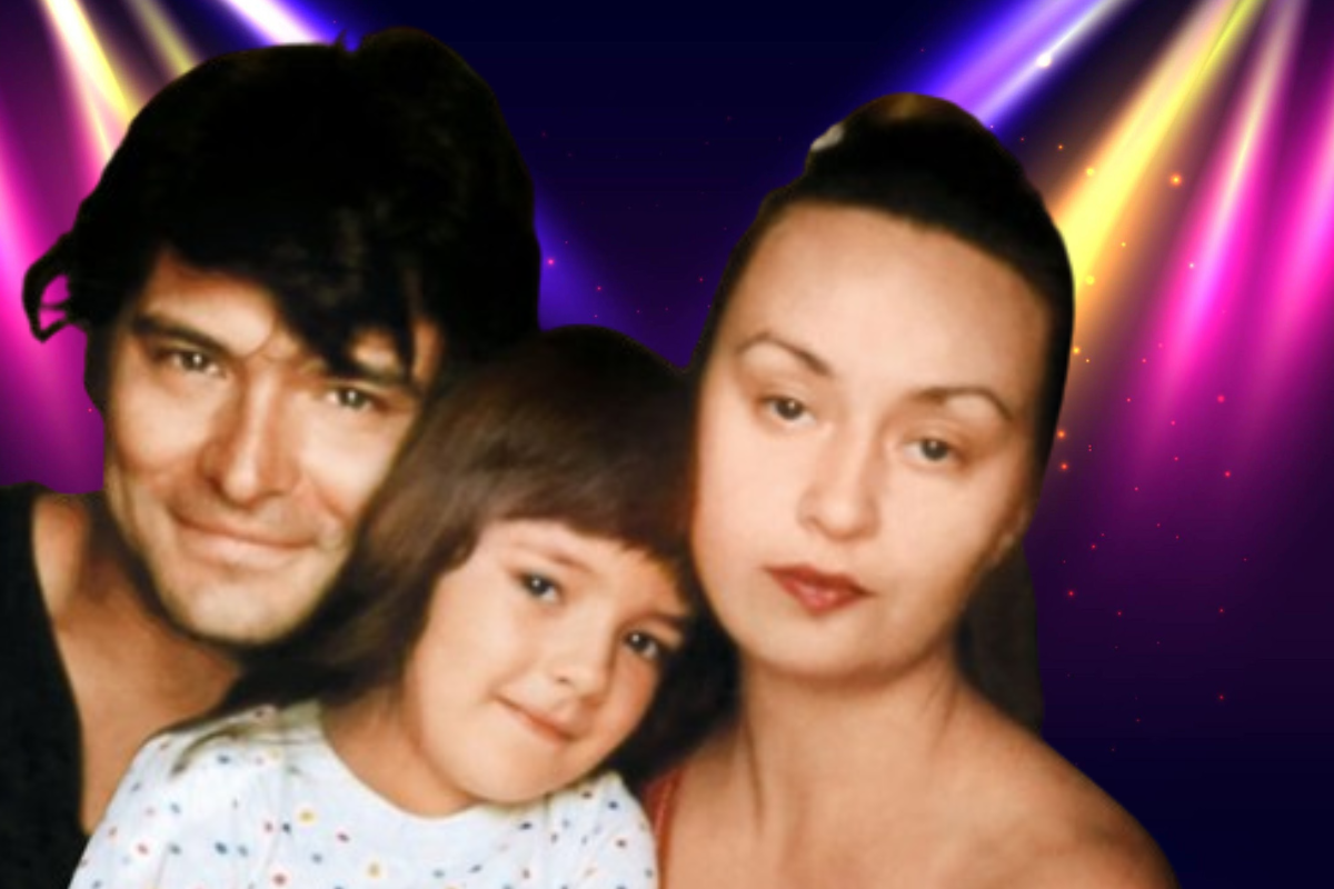 Ольга Павловец с родителями