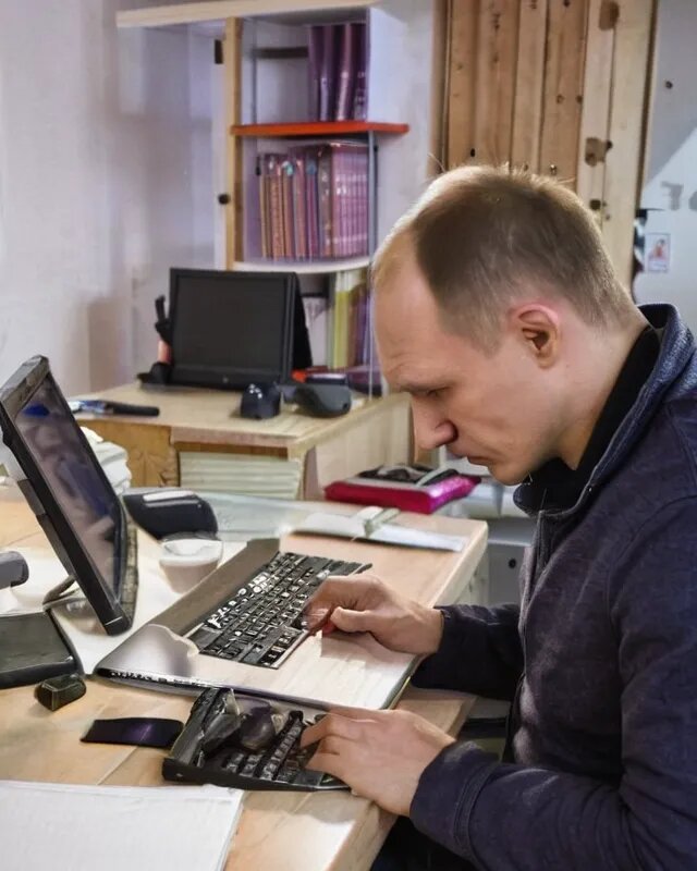 Самозанятый в России. Сгенерировано нейросетью