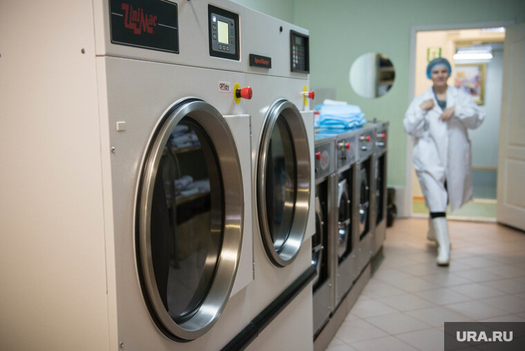    Прачечная укомплектована стиральными и сушильными машинами (архивное фото)