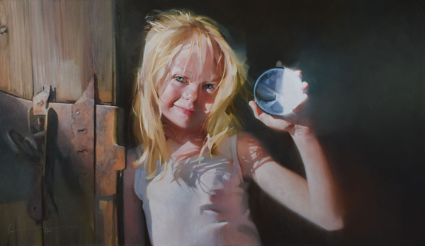 Алексей Чернигин. Зайчик. 2019 г. Холст, масло. 70 x 120 см