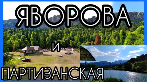 ПАРТИЗАНСКАЯ и ЯВОРОВА 🚘🌄🥾поляны. Адыгея.